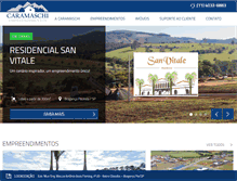 Tablet Screenshot of caramaschi.com.br
